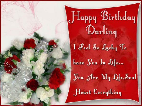 85 Happy Birthday Darling Wishes - WishesGreeting