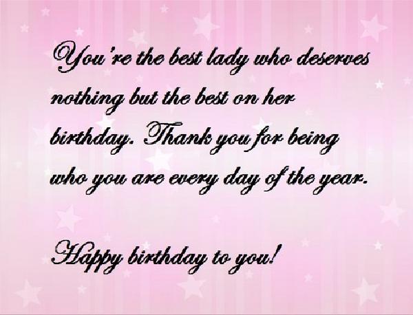 30+ Happy Birthday Lady Quotes and Wishes - WishesGreeting