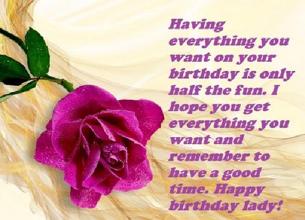 30+ Happy Birthday Lady Quotes and Wishes - WishesGreeting