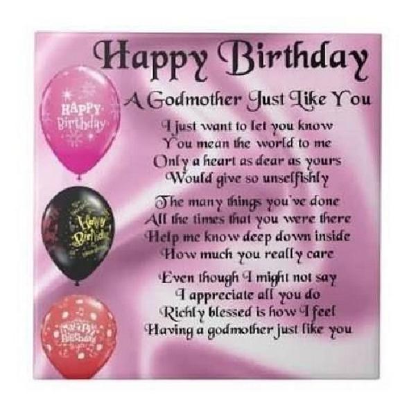 Happy Birthday Godmother Quotes and Messages - WishesGreeting